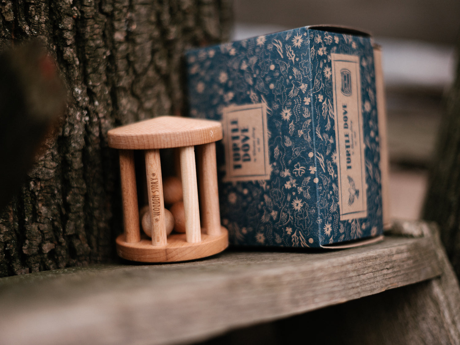 Wooden Story Trærangle - Turteldue