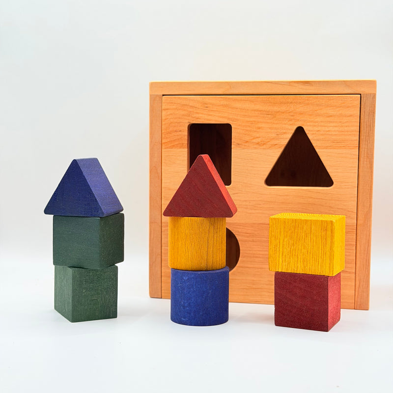 Wooden Story Puttekasse i Træ - Regnbue