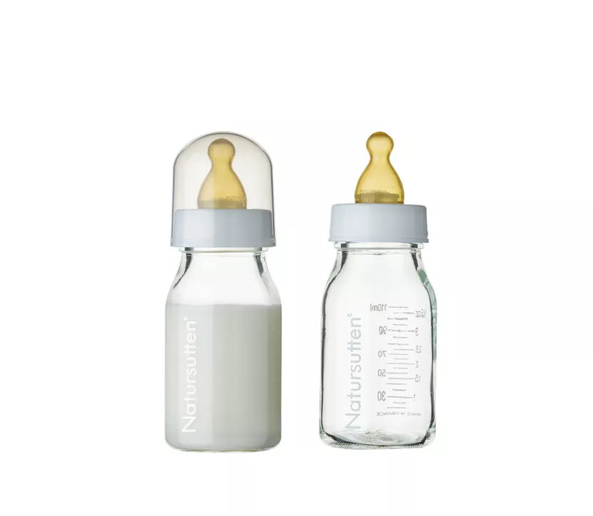 Natursutten glasflaske 110 ml 2-pak