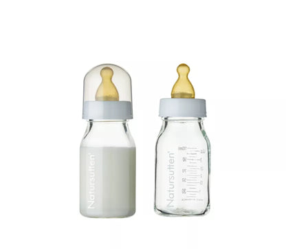 Natursutten glasflaske 110 ml 2-pak