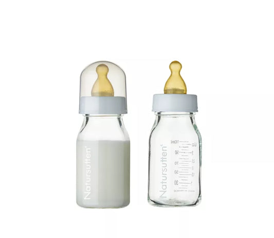 Natursutten glasflaske 110 ml 2-pak