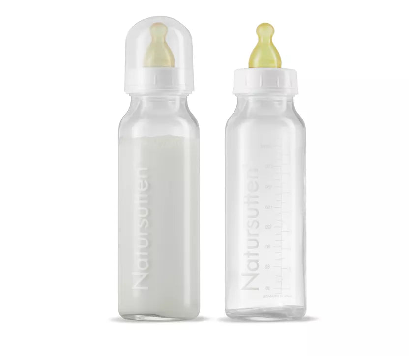 Natursutten glasflaske 240 ml 2-pak