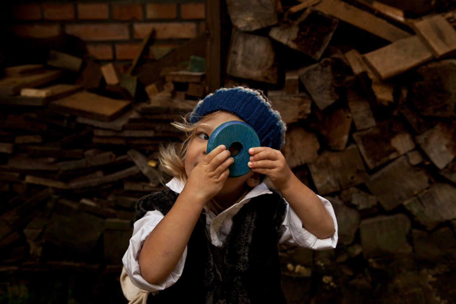 Wooden Story Montessori Stabletårn - Rund Regnbuepyramide
