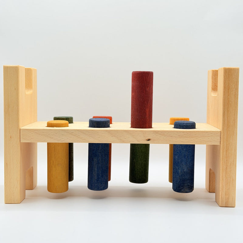 Wooden Story Hammerbræt i Træ - Regnbue